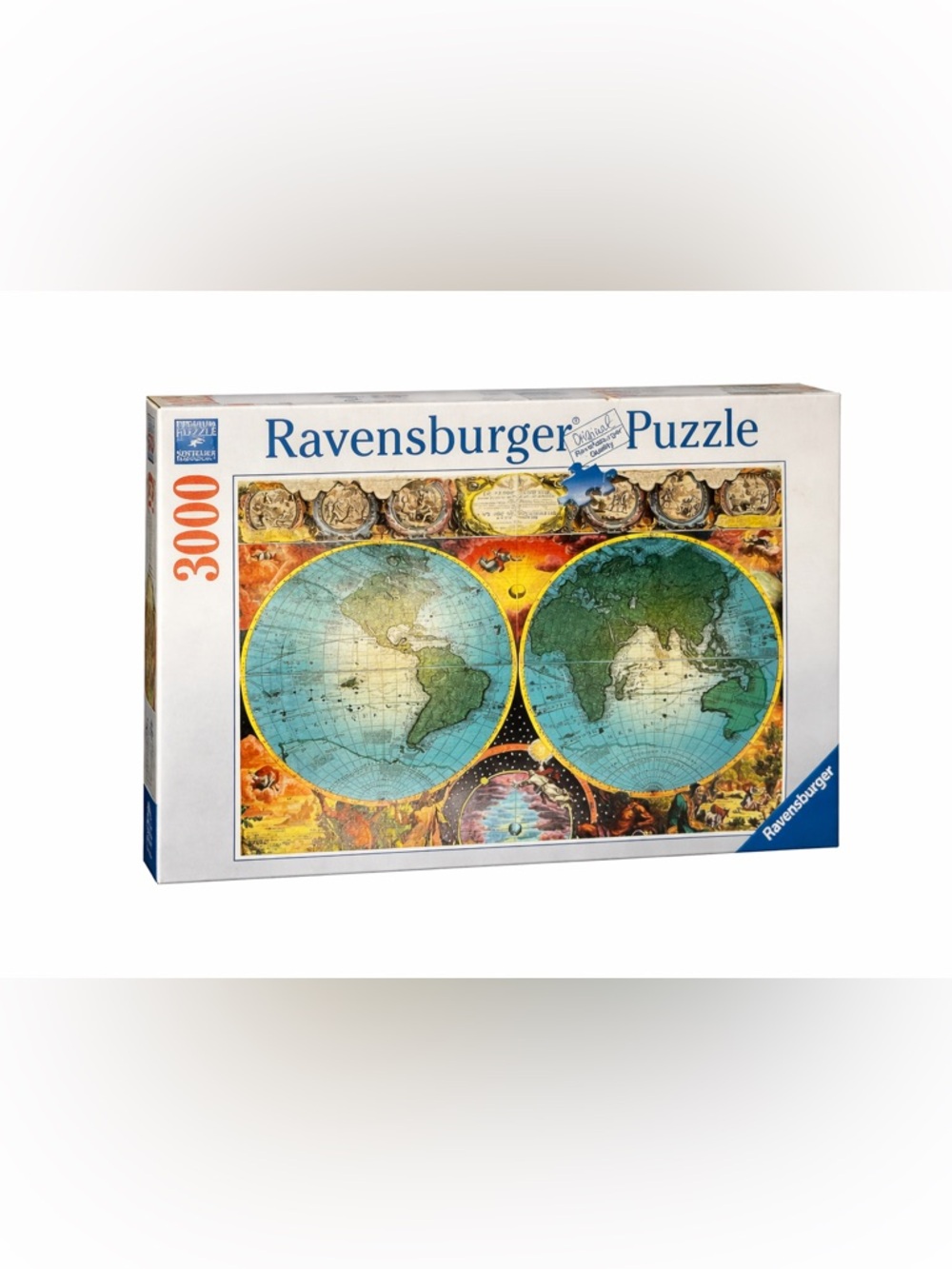 Ravensburger 3000 Piece World Map Puzzle New Sealed Premium Quality